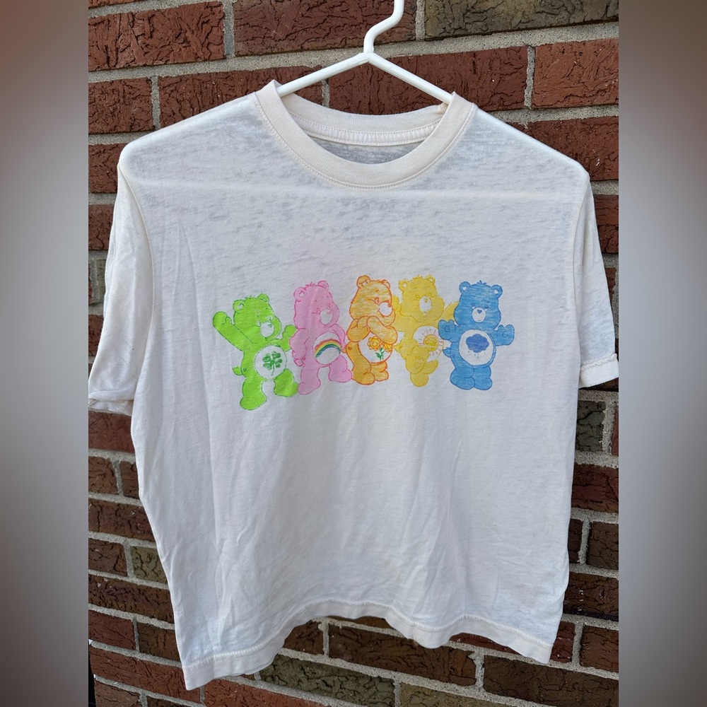 Care Bears 100% cotton White Graphic T-Shirt
